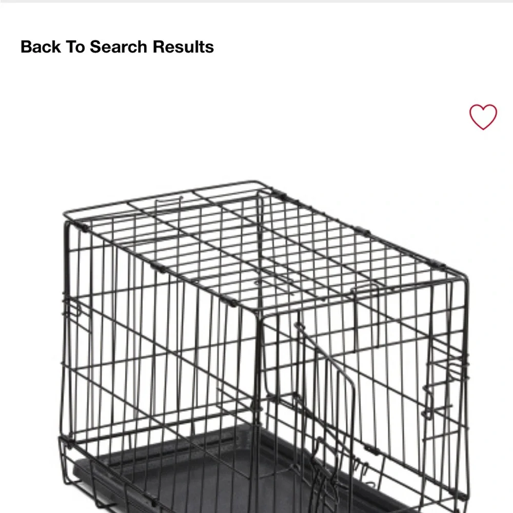 Black Wire Pet Cage